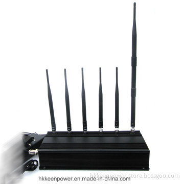 6 Antennas Desktop 3G Phone Jammer Lojack Jammer